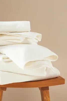 Scalloped Cotton Towel Collection - Ivory product