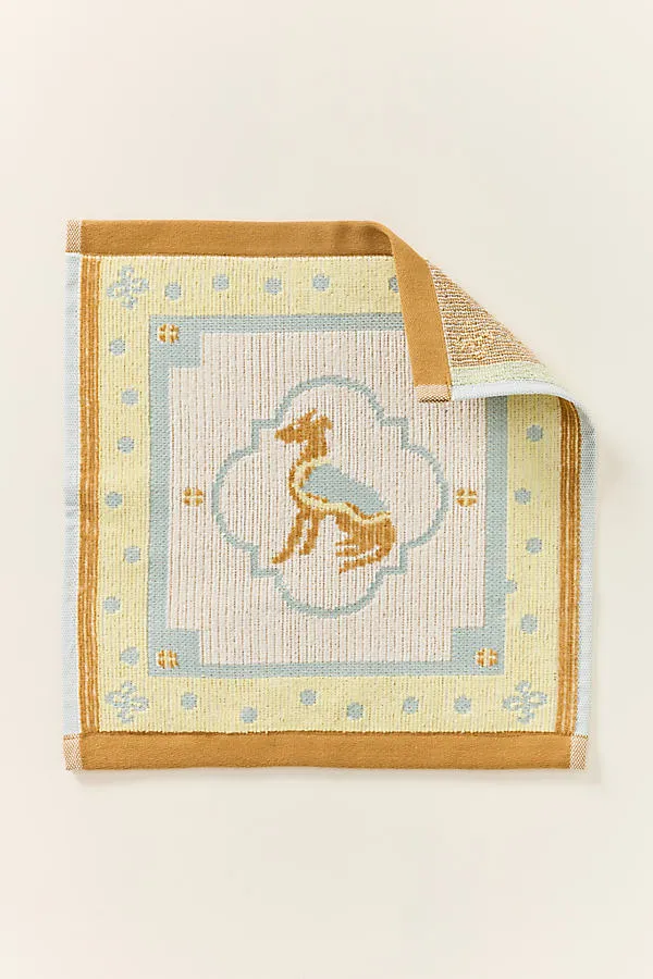 Scarf Cotton Woven Novelty Towel Collection - Yellow product