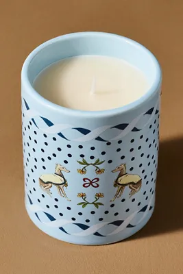 Scarf Vanilla Bean & Apple Ceramic Candle - Small product