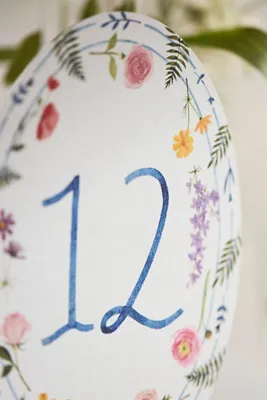 May We Fly Botanical Table Numbers Set of 20 product