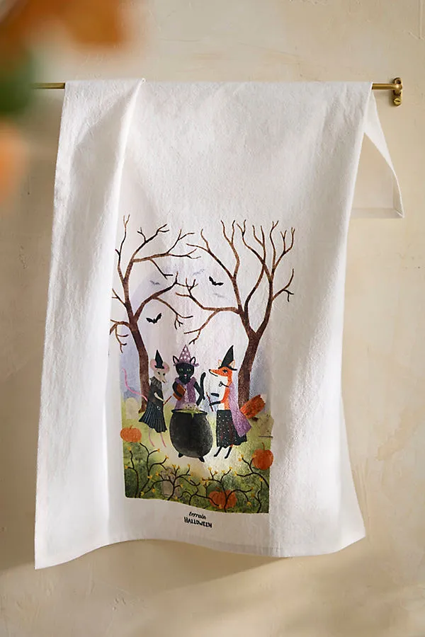 Witchy Critters Cotton Dish Towel product