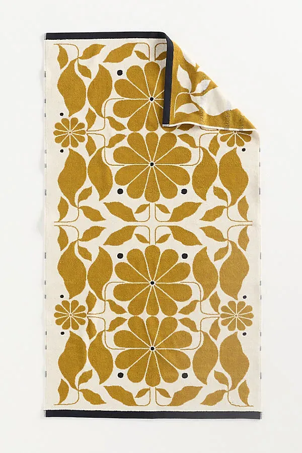 Cotton Woven Towel Collection - Yellow by Anthropologie, image 2