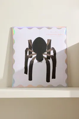 Honeycomb Spider Hanging Decorations - Black, Paper by Anthropologie, alternate view