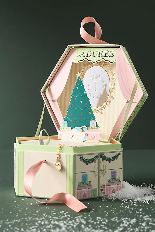 Ladurée Advent Calendar - Green, Cotton by Anthropologie