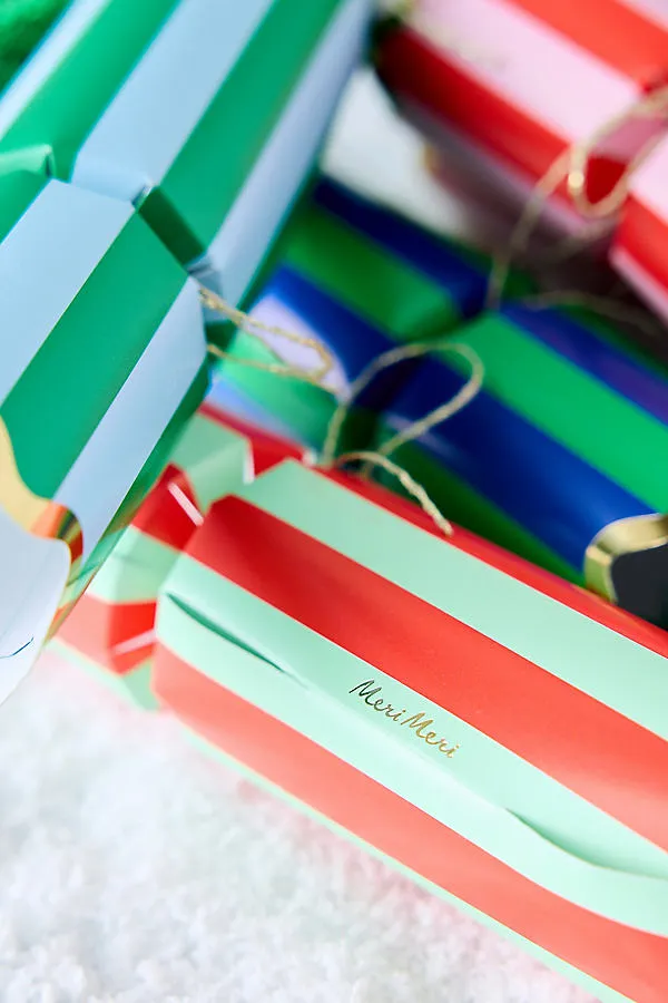 Striped Tinsel Tassel No-Snap Crackers - Multicolour, Metallic by Anthropologie, image 2