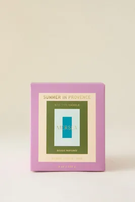 Summer in Provence Glass Candle - Purple, Cotton product