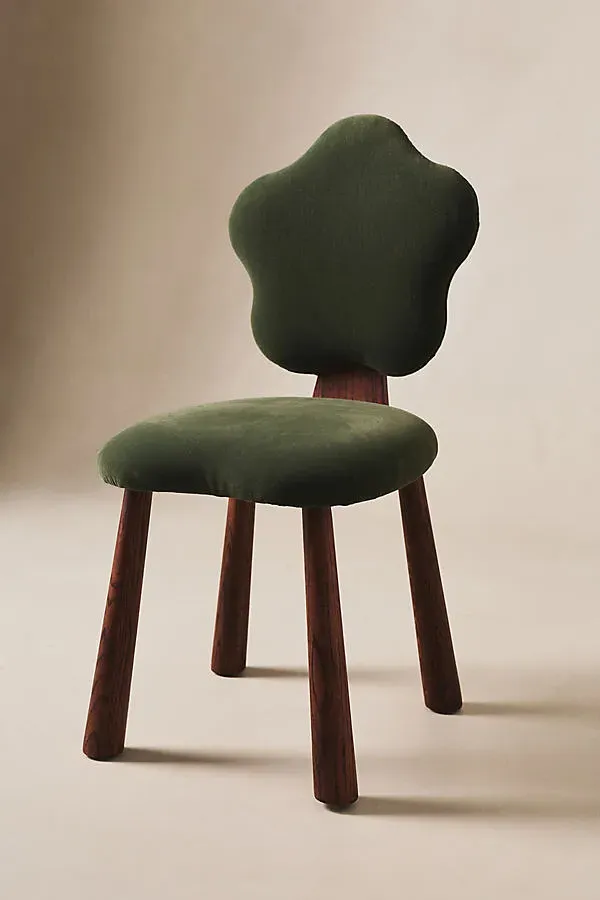 Merve Kahraman Cloud Dining Chair - Velvet by Anthropologie