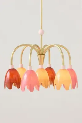 Merve Kahraman Floral Glass Chandelier product
