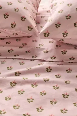 Cotton Sateen Printed Sheet Set - King alternate view