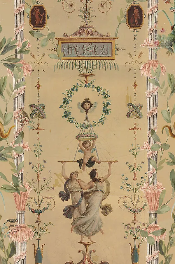 Dancing Graces Wallpaper - Beige product