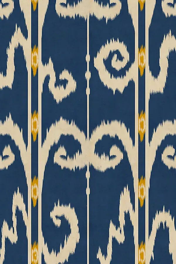 Elysia Ikat Wallpaper - Blue product