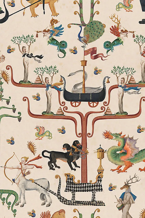 Fairies and Dragons Wallpaper product