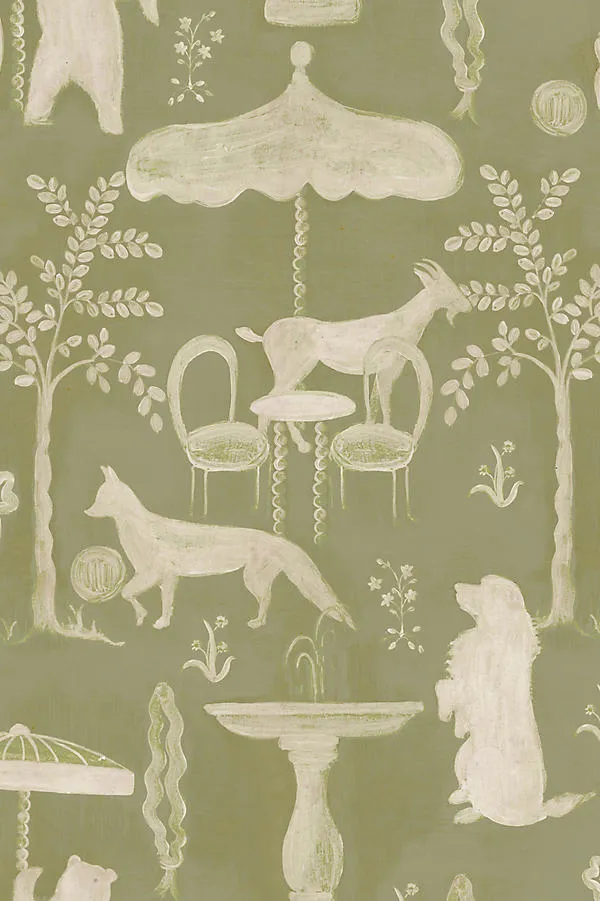 MINDTHEGAP Hidden Realm Wallpaper - Green product