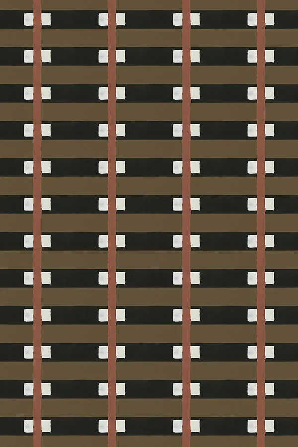 Mitchell Black Lowcountry Sweetgrass Geometric Striped Wallpaper product