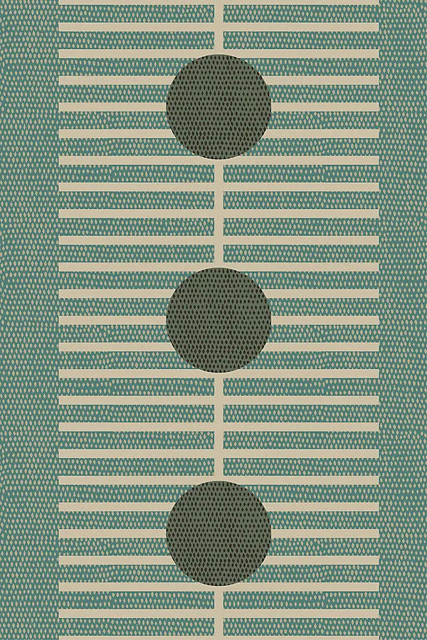 Nomalanga Geometric Wallpaper Peel & Stick - Blue product