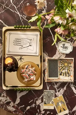 Molly Hatch Halloween Trinket Dish - White, Stoneware product