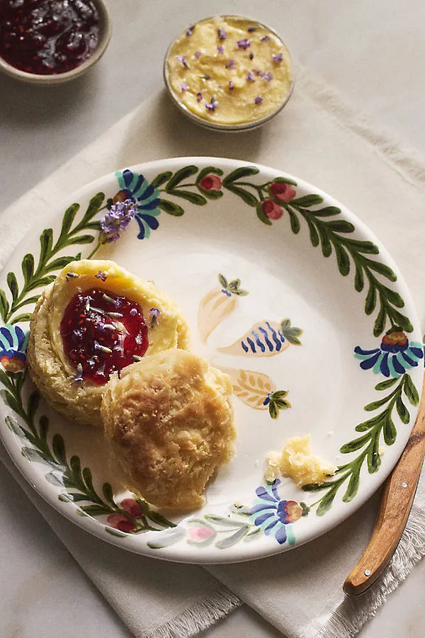 Stoneware Dessert Plate - Orange by Anthropologie