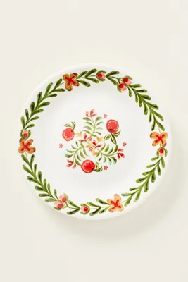 Stoneware Dessert Plate - Red by Anthropologie, alternate view