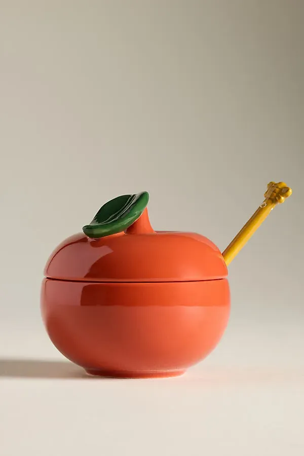 Stoneware Honey Pot by Anthropologie