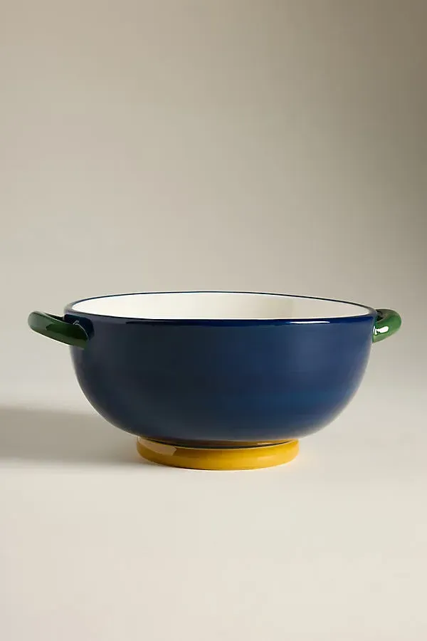 Stoneware Mixing Bowl - Blue by Anthropologie