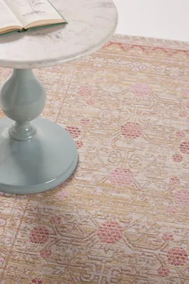 Isabella Area Rug - Pink, Polyester product