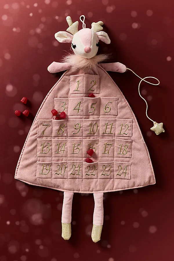 Mon Ami Kids Holiday Advent Calendar - Pink, Polyester by Anthropologie