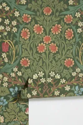 Blackthorn Floral Wallpaper - Green product