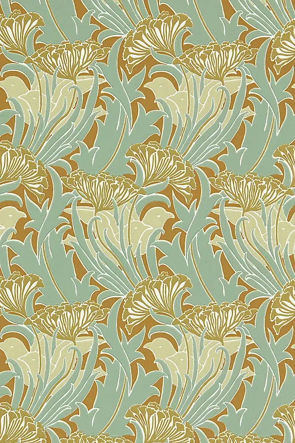 Laceflower Wallpaper - Green product
