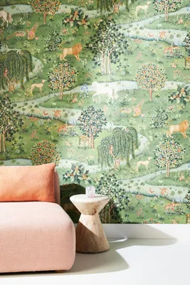 Owl & Willow Animals Wallpaper - Bayleaf Orange product