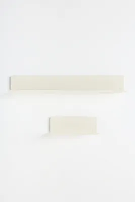 The Ledge Small Floating Shelf - White, Metal product