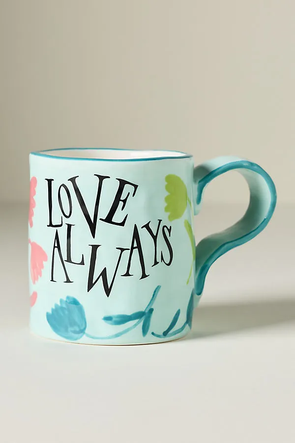 Blōstma Studio Hand-Painted Floral Mother's Day Mug - Ceramic product