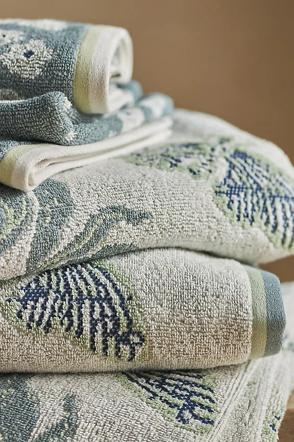Butterfly Towel Collection - Blue, Cotton product