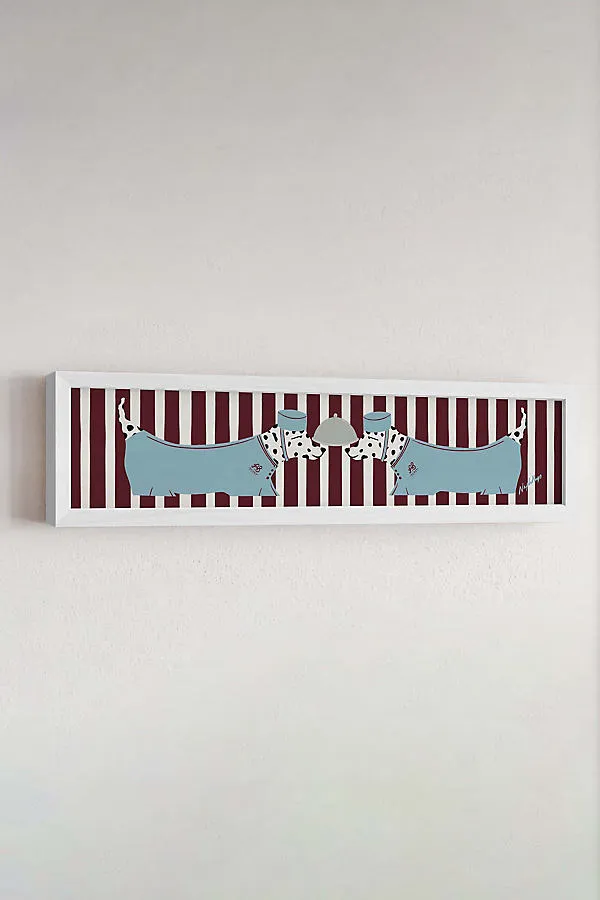 Dalmatian Panoramic Print - Cotton, Acrylic by Anthropologie