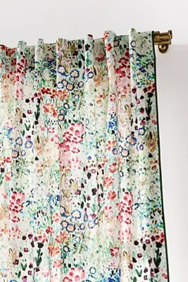 Cotton Floral Printed Curtain - Cotton product