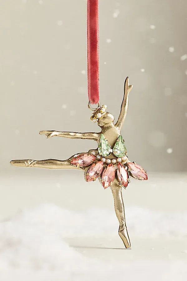 New York City Ballet Ballerina Christmas Tree Ornament by Anthropologie, alternate view
