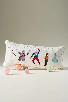 New York City Ballet Cotton Woven Pillow - White by Anthropologie, image 2