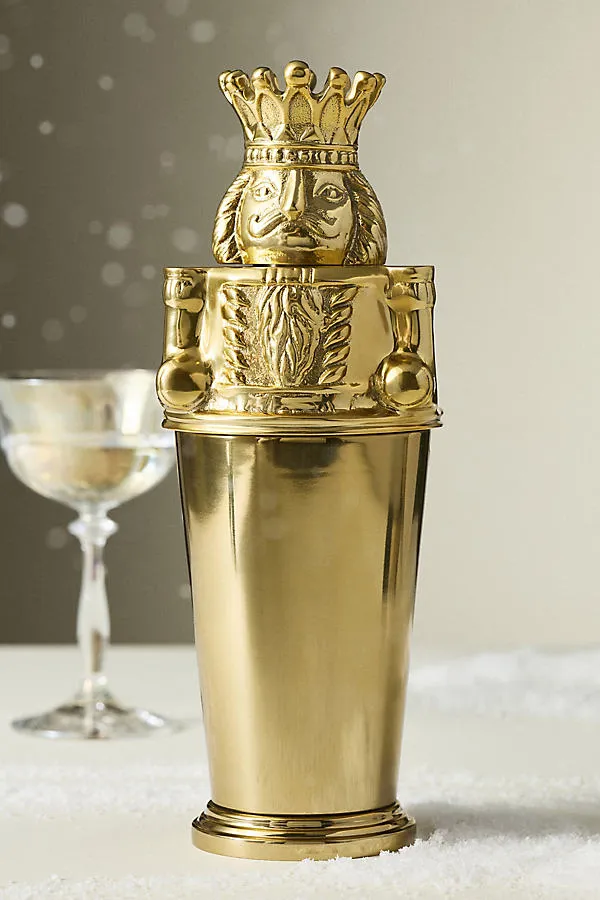 Nutcracker Cocktail Shaker - Silver by Anthropologie