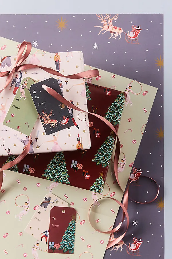 NYC Ballet Nutcracker Wrapping Paper Book by Anthropologie