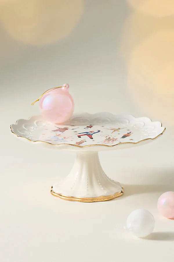 Stoneware Cake Stand - Ivory by Anthropologie