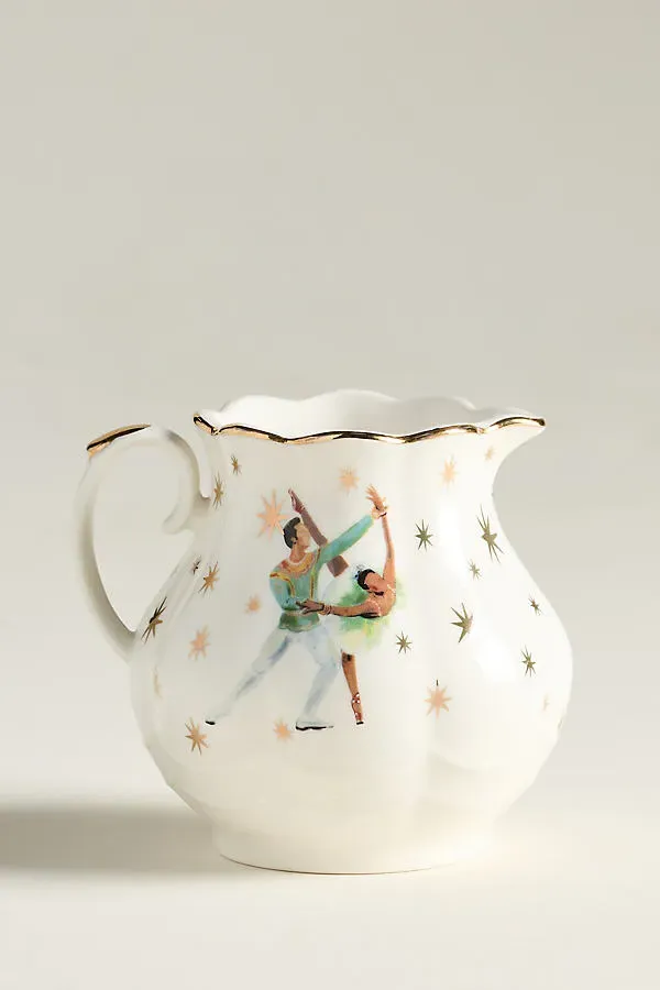 Stoneware Creamer - White by Anthropologie
