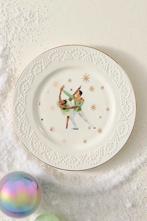 Stoneware Dessert Plate - Beige by Anthropologie