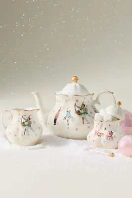 Stoneware Teapot - Ivory by Anthropologie, image 2