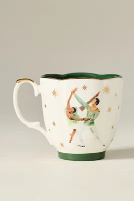 The Nutcracker Stoneware Mug - Beige by Anthropologie, image 2