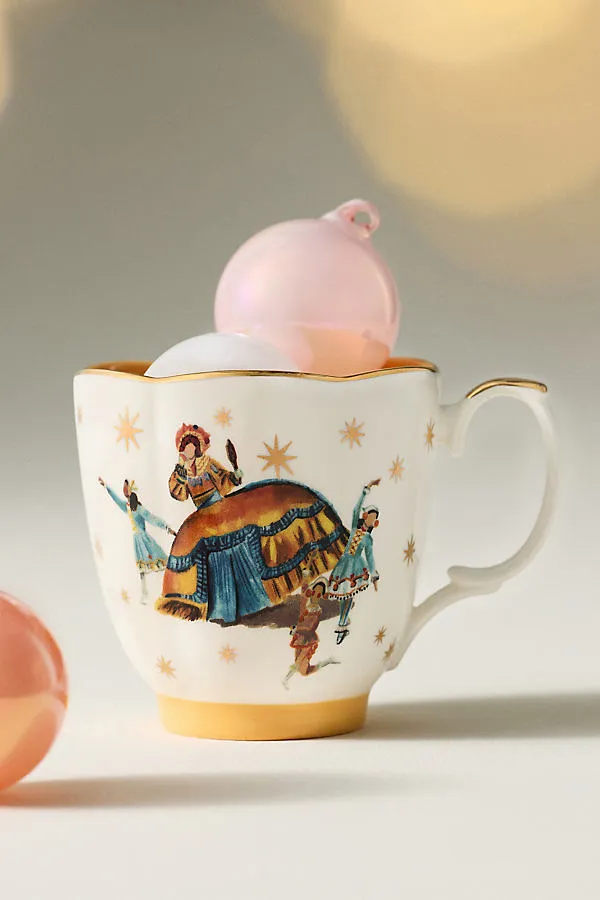 The Nutcracker Stoneware Mug - Brown by Anthropologie