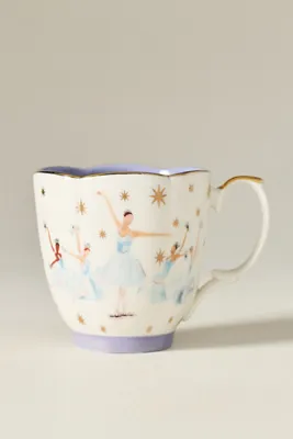 The Nutcracker Stoneware Mug - Pink by Anthropologie, image 2