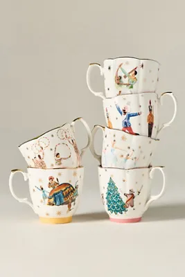 The Nutcracker Stoneware Mug - Red by Anthropologie, image 2