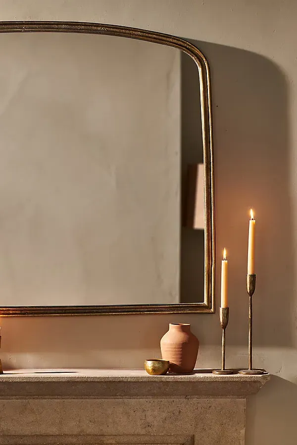 Almora Large Arched Mirror - Brass, Cast Aluminium product