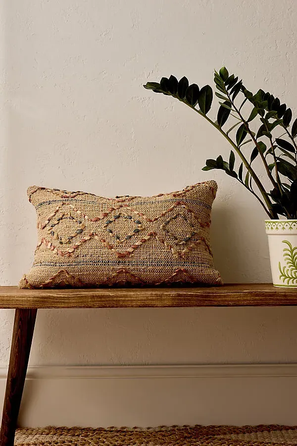 Nila Esha Woven Cushion Cover - Cotton, Jute product