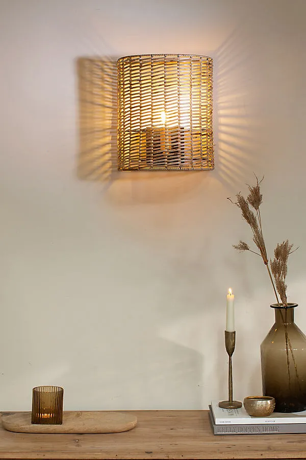 Noko Rattan Wall Lamp - Beige product