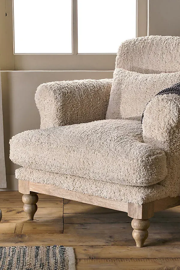 Otas Teddy Cotton Armchair - Beige product